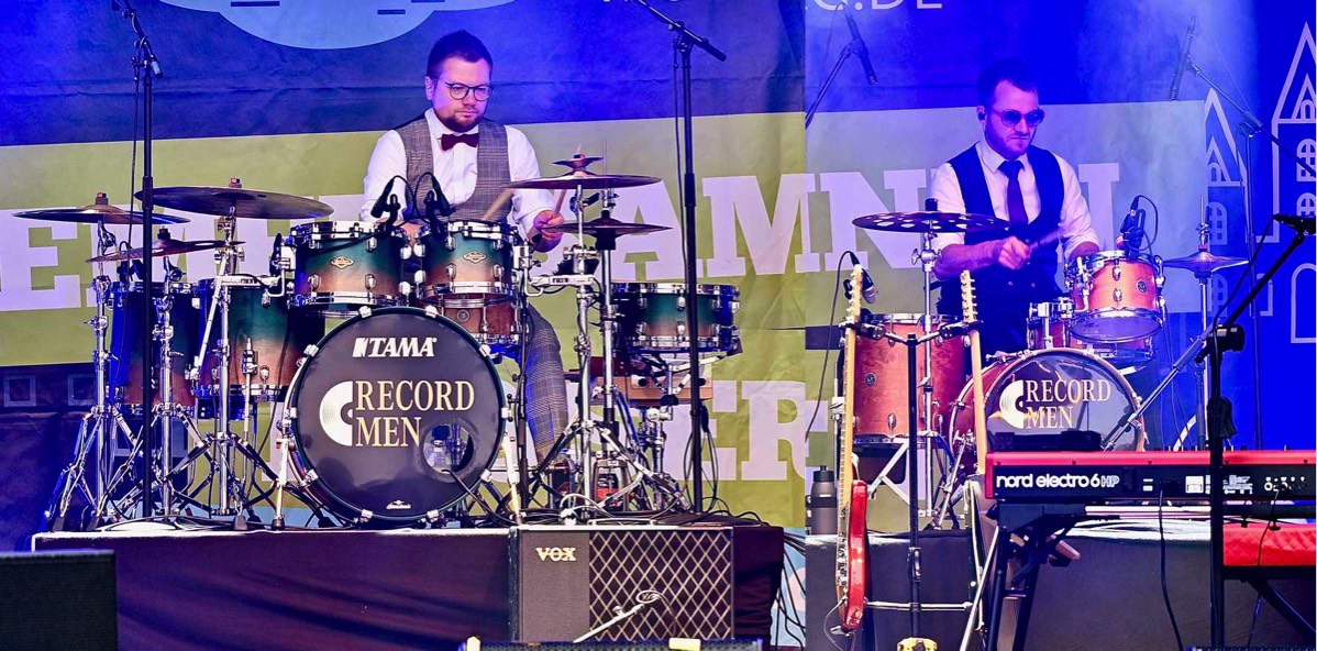 Record Men Live Band Drums