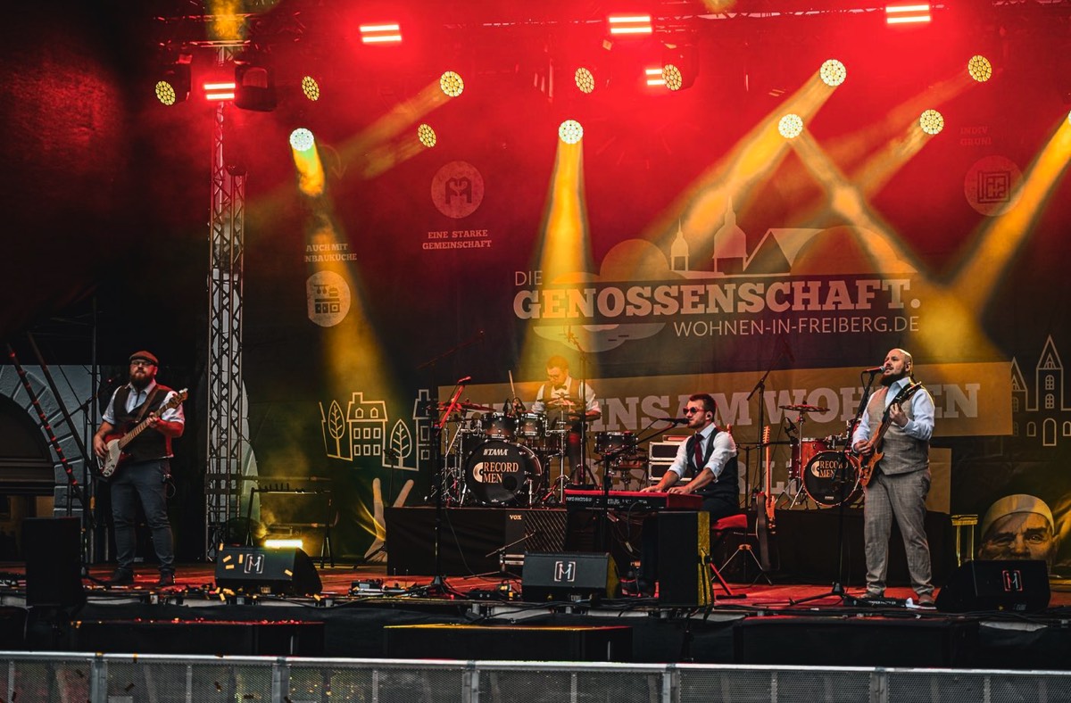 Record Men Live Band Stadtfest Freiberg